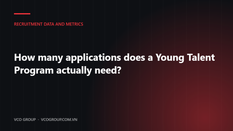 How many applications does a Young Talent Program actually need?